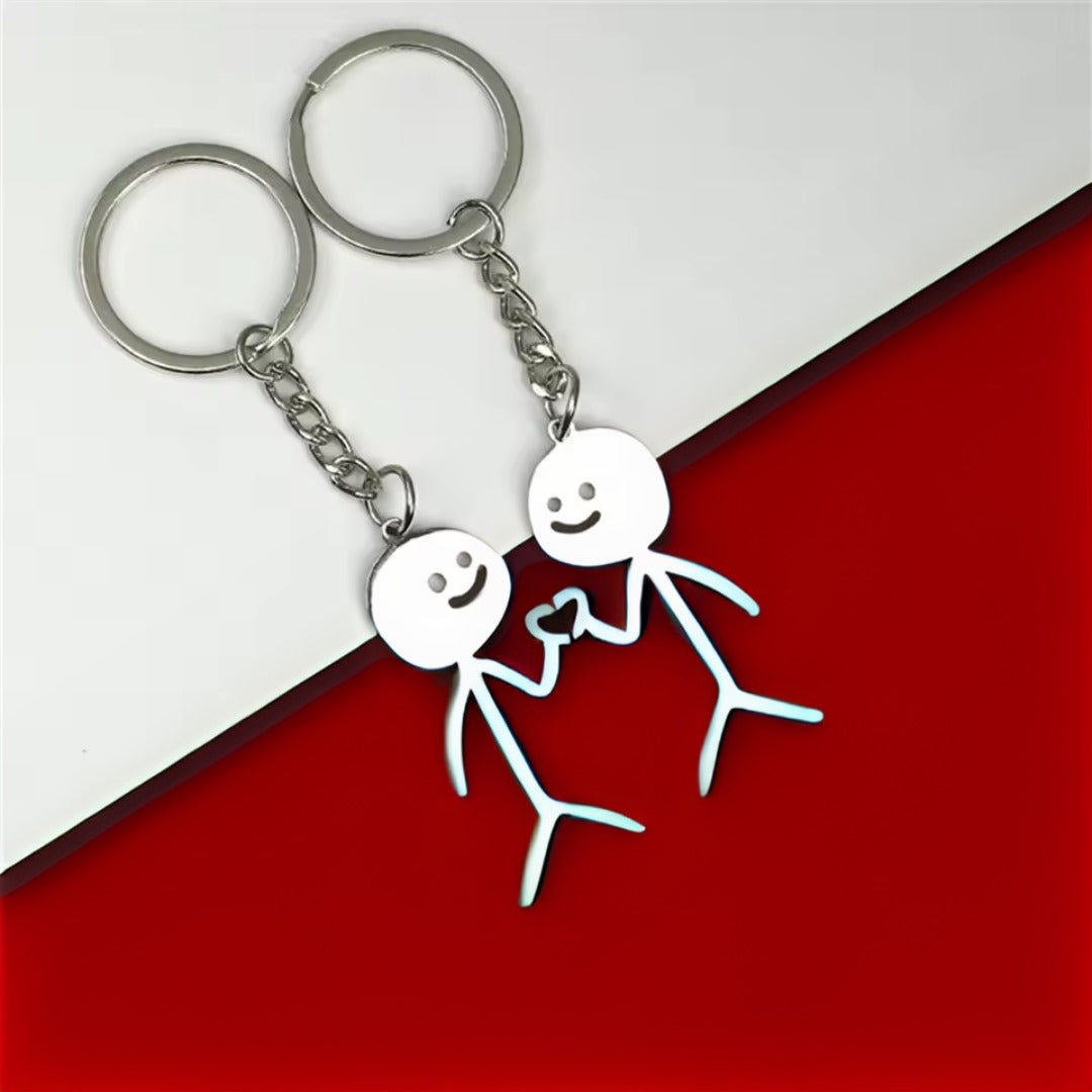 2 sleutelhangers voor stellen