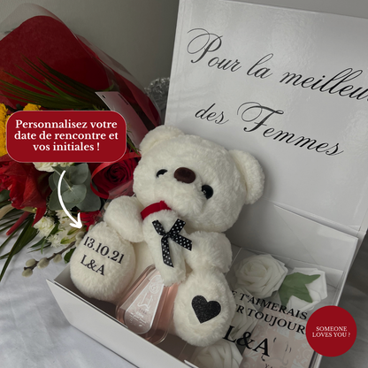 De gepersonaliseerde doos voor haar